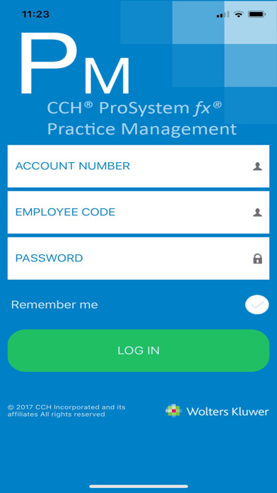 Emulate iPhone app CCH ProSystemfx PM Mobile Time using MyAndroid Emulate iPhone app CCH ProSystemfx PM Mobile Time using MyAndroid