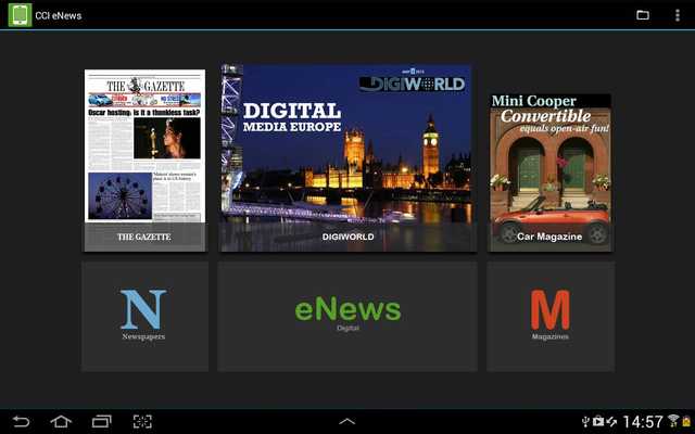 Emulate Android APK CCI eNews