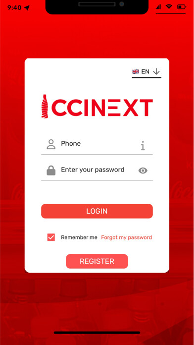 Emulate iPhone app CCINext Order using MyAndroid