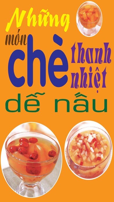 Emulate iPhone app Các món chè thanh nhiệt dễ nấu using MyAndroid