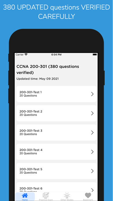 Emulate iPhone app CCNA 200-301 UPDATED 2022 using MyAndroid