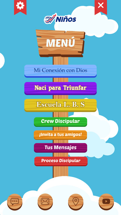 Emulate iPhone app CCN Niños using MyAndroid