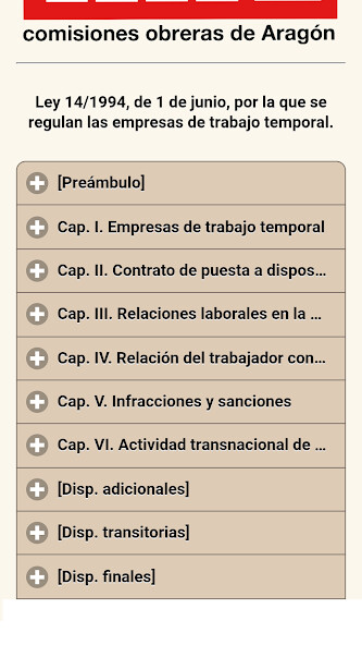 Run android online APK CCOO Empresas de Trabajo Temporal from MyAndroid or emulate CCOO Empresas de Trabajo Temporal using MyAndroid