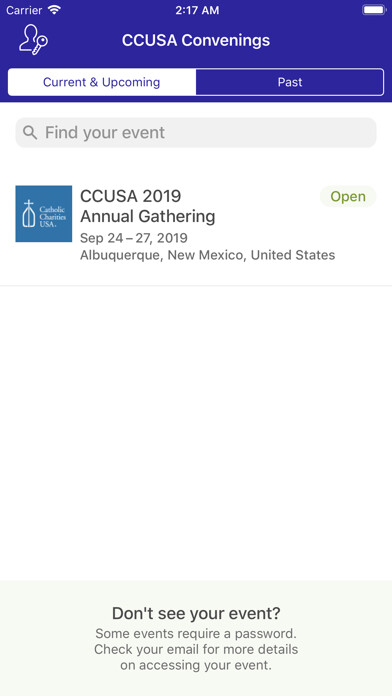 Emulate iPhone app CCUSA Convenings using MyAndroid
