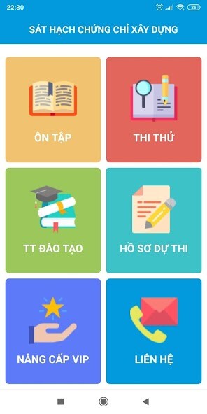 Run android online APK CCXD - Ôn thi chứng chỉ hành nghề xây dựng from MyAndroid or emulate CCXD - Ôn thi chứng chỉ hành nghề xây dựng using MyAndroid