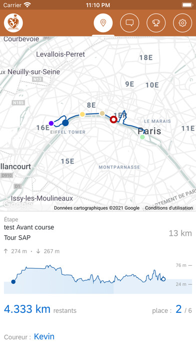 Emulate iPhone app CDC Compagnon - Supporter using MyAndroid Emulate iPhone app CDC Compagnon - Supporter using MyAndroid