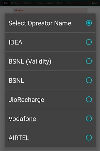 Run android online APK CDCWEB RECHARGE  PAN PORTAL from MyAndroid or emulate CDCWEB RECHARGE  PAN PORTAL using MyAndroid