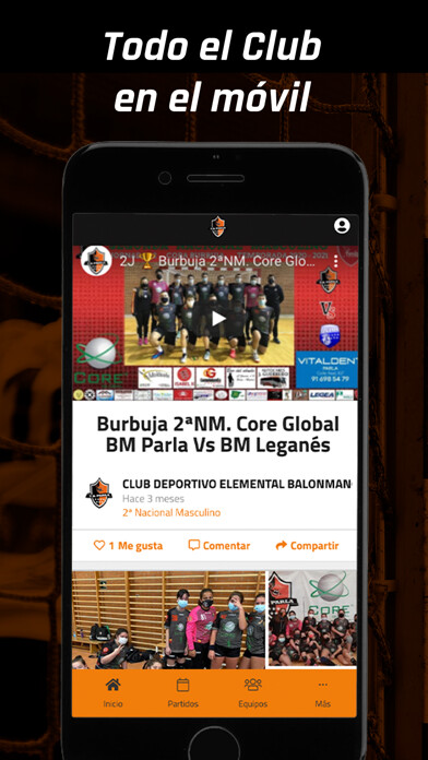 Emulate iPhone app CDE Balonmano Parla using MyAndroid Emulate iPhone app CDE Balonmano Parla using MyAndroid