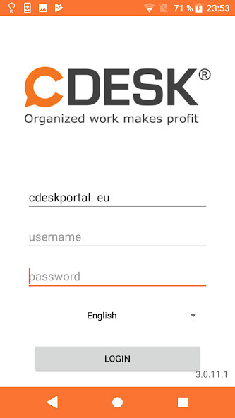Emulate iPhone app CDESK 3 using MyAndroid