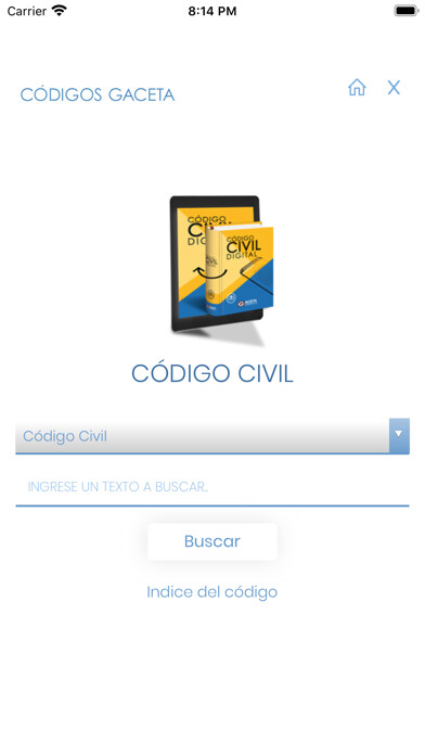 Emulate iPhone app Códigos Digitales Gaceta using MyAndroid Emulate iPhone app Códigos Digitales Gaceta using MyAndroid