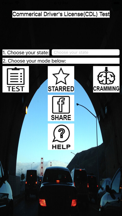 Emulate iPhone app CDL Prep Test 2023 using MyAndroid