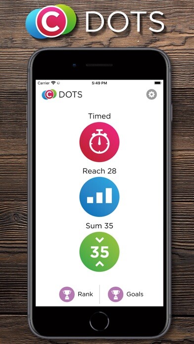 Emulate iPhone app C Dots: Game for you using MyAndroid