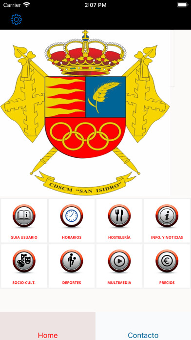 Emulate iPhone app CDSCM SAN ISIDRO using MyAndroid
