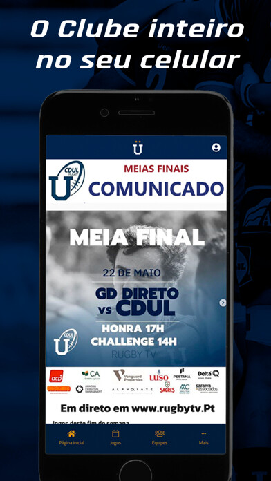 Emulate iPhone app CDUL CD Universitário Lisboa using MyAndroid Emulate iPhone app CDUL CD Universitário Lisboa using MyAndroid