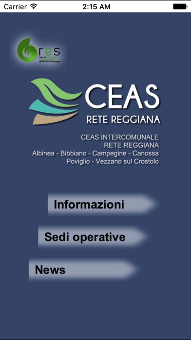 Emulate iPhone app CEAS Rete Reggiana using MyAndroid Emulate iPhone app CEAS Rete Reggiana using MyAndroid