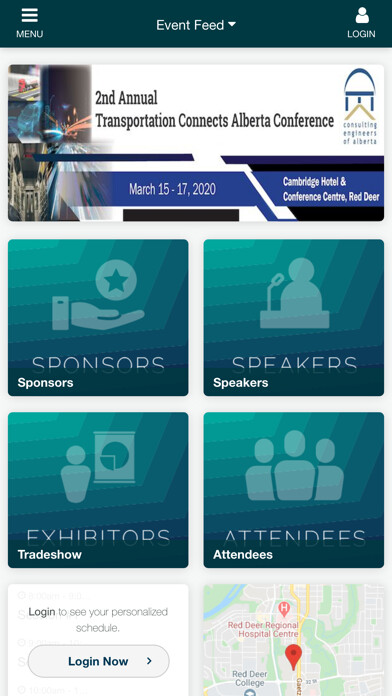 Emulate iPhone app CEA Transportation Conference using MyAndroid