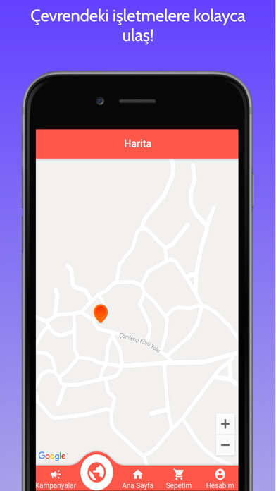 Emulate iPhone app Cebim Market using MyAndroid