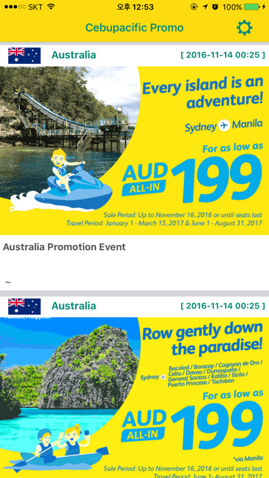 Emulate iPhone app Cebupacific Air Promotions Alarm using MyAndroid Emulate iPhone app Cebupacific Air Promotions Alarm using MyAndroid
