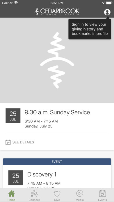 Emulate iPhone app Cedarbrook Community Church using MyAndroid Emulate iPhone app Cedarbrook Community Church using MyAndroid