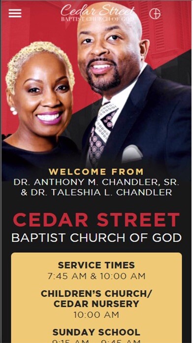 Emulate iPhone app Cedar Street Baptist using MyAndroid Emulate iPhone app Cedar Street Baptist using MyAndroid