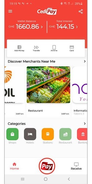 Run android online APK CediPay from MyAndroid or emulate CediPay using MyAndroid