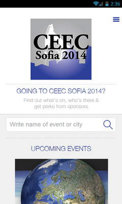 Emulate Android APK CEEC Sofia 2014 Emulate Android APK CEEC Sofia 2014