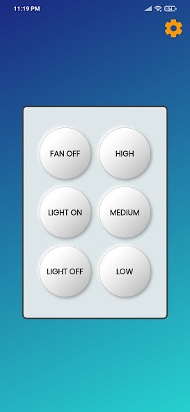 Run android online APK Ceiling Fan Remote Control from MyAndroid or emulate Ceiling Fan Remote Control using MyAndroid