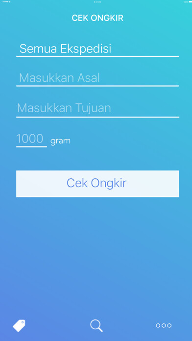 Emulate iPhone app Cek Ongkir Resi using MyAndroid Emulate iPhone app Cek Ongkir Resi using MyAndroid