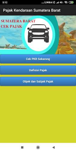 Run android online APK Cek Pajak Kendaraan Sumatera Barat from MyAndroid or emulate Cek Pajak Kendaraan Sumatera Barat using MyAndroid Run android online APK Cek Pajak Kendaraan Sumatera Barat from MyAndroid or emulate Cek Pajak Kendaraan Sumatera Barat using MyAndroid