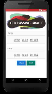 Emulate Android APK Cek Passing Grade Emulate Android APK Cek Passing Grade
