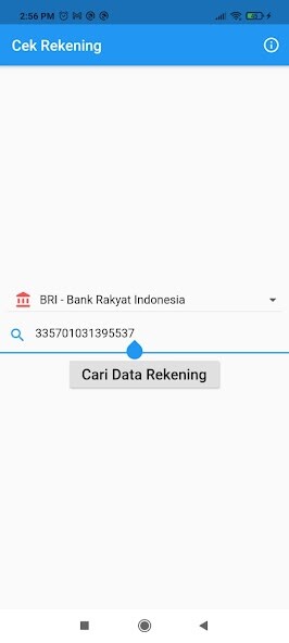 Emulate Android APK Cek Rekening Emulate Android APK Cek Rekening