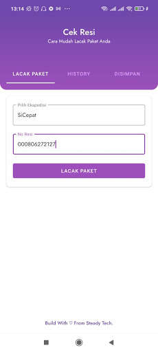 Run android online APK Cek Resi - Cara Mudah Melacak Paket Anda from MyAndroid or emulate Cek Resi - Cara Mudah Melacak Paket Anda using MyAndroid