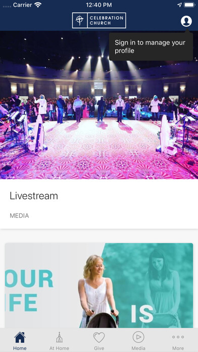 Emulate iPhone app Celebration Church WI using MyAndroid Emulate iPhone app Celebration Church WI using MyAndroid