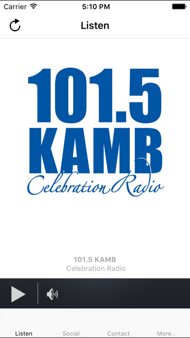 Emulate iPhone app Celebration Radio – 101.5 - KAMB using MyAndroid Emulate iPhone app Celebration Radio – 101.5 - KAMB using MyAndroid