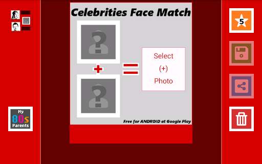 Run android online APK Celebrity Face Match Hollywood from MyAndroid or emulate Celebrity Face Match Hollywood using MyAndroid