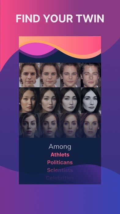 Emulate iPhone app Celebrity Look Alike - Lookify using MyAndroid