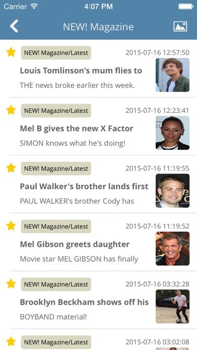 Emulate iPhone app Celebrity News. using MyAndroid Emulate iPhone app Celebrity News. using MyAndroid