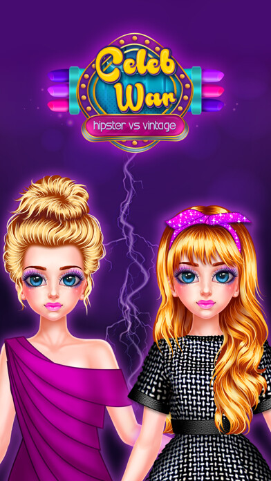 Emulate iPhone app Celeb War - Hipster vs Vintage using MyAndroid