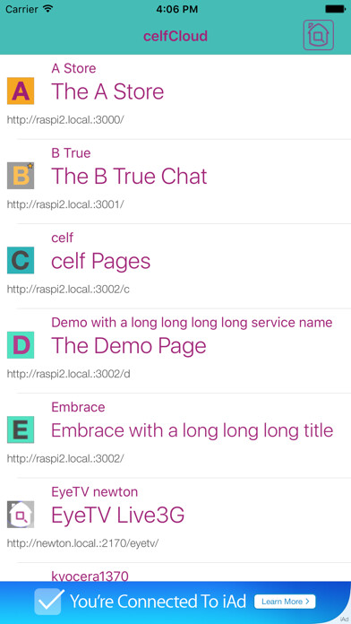 Emulate iPhone app celfCloud Browser using MyAndroid Emulate iPhone app celfCloud Browser using MyAndroid