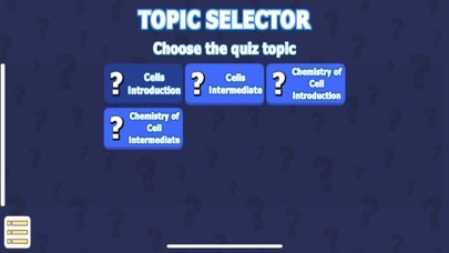 Emulate iPhone app Cell Anatomy & Physiology Quiz using MyAndroid