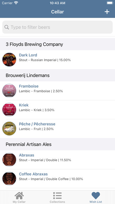 Emulate iPhone app Cellar - Beer Inventory using MyAndroid Emulate iPhone app Cellar - Beer Inventory using MyAndroid