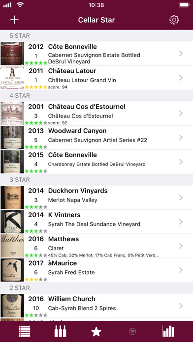 Emulate iPhone app Cellar Star using MyAndroid