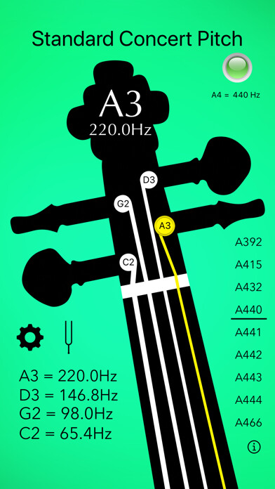 Emulate iPhone app Cello Tuner Basic using MyAndroid Emulate iPhone app Cello Tuner Basic using MyAndroid