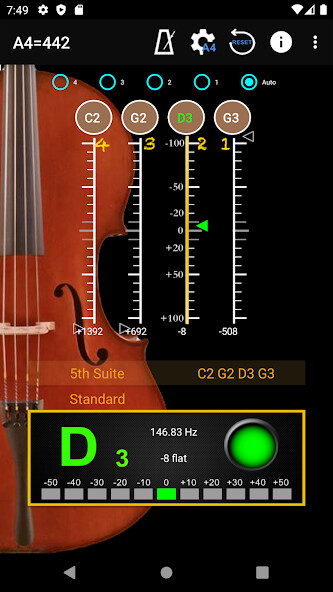 Run android online APK Cello Tuner   Metronome from MyAndroid or emulate Cello Tuner   Metronome using MyAndroid