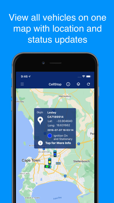Emulate iPhone app CellStop using MyAndroid