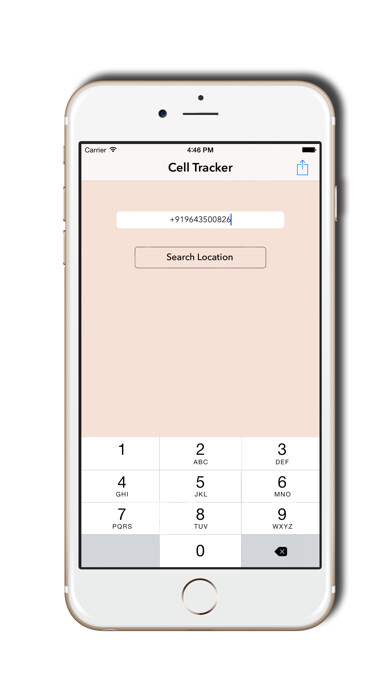 Emulate iPhone app Cell Tracker - for Mobile Locator Number tracker using MyAndroid