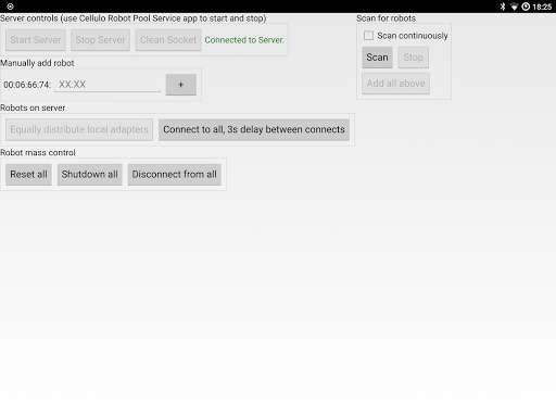 Run android online APK Cellulo Robot Pool GUI from MyAndroid or emulate Cellulo Robot Pool GUI using MyAndroid