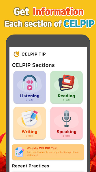 Emulate iPhone app CELPIP-TIP using MyAndroid