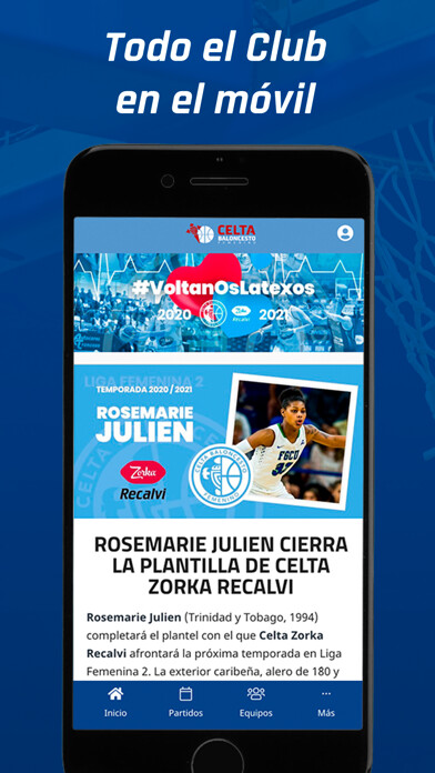 Emulate iPhone app Celta Baloncesto using MyAndroid Emulate iPhone app Celta Baloncesto using MyAndroid