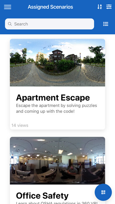 Emulate iPhone app CenarioVR using MyAndroid Emulate iPhone app CenarioVR using MyAndroid